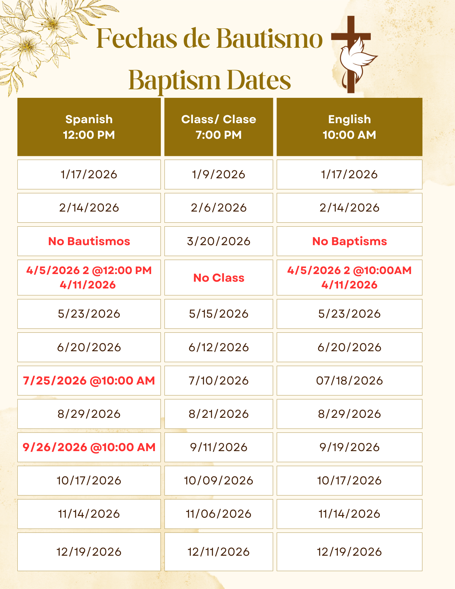 Beige Gold Elegant Beauty Wedding Schedule A4 Document 4