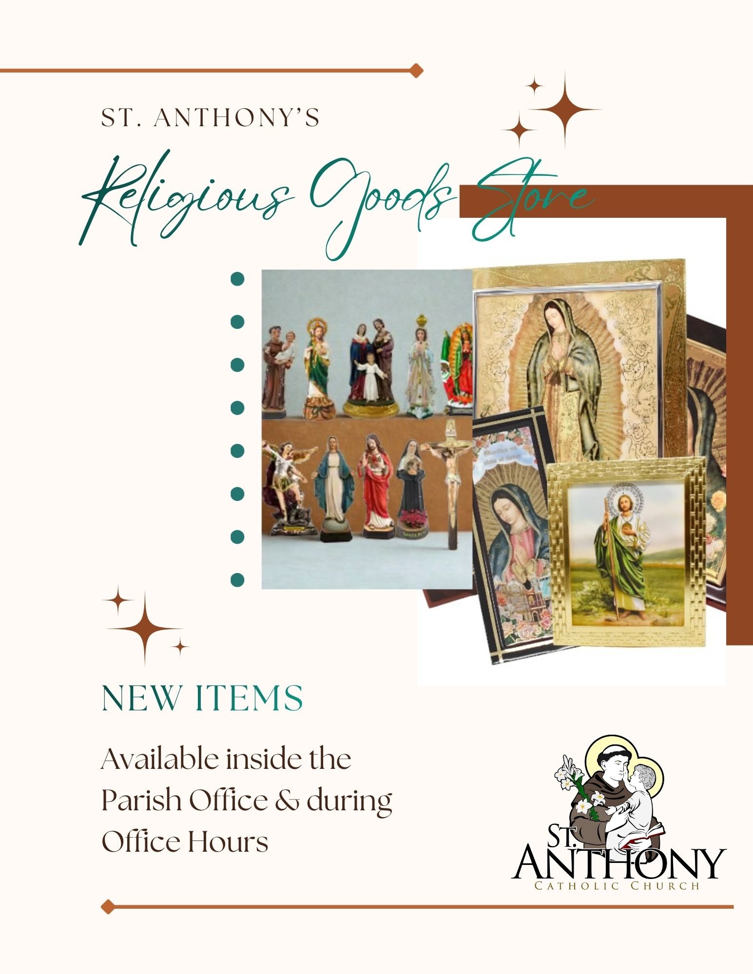 Brown White Simple Fashion Sale Flyer