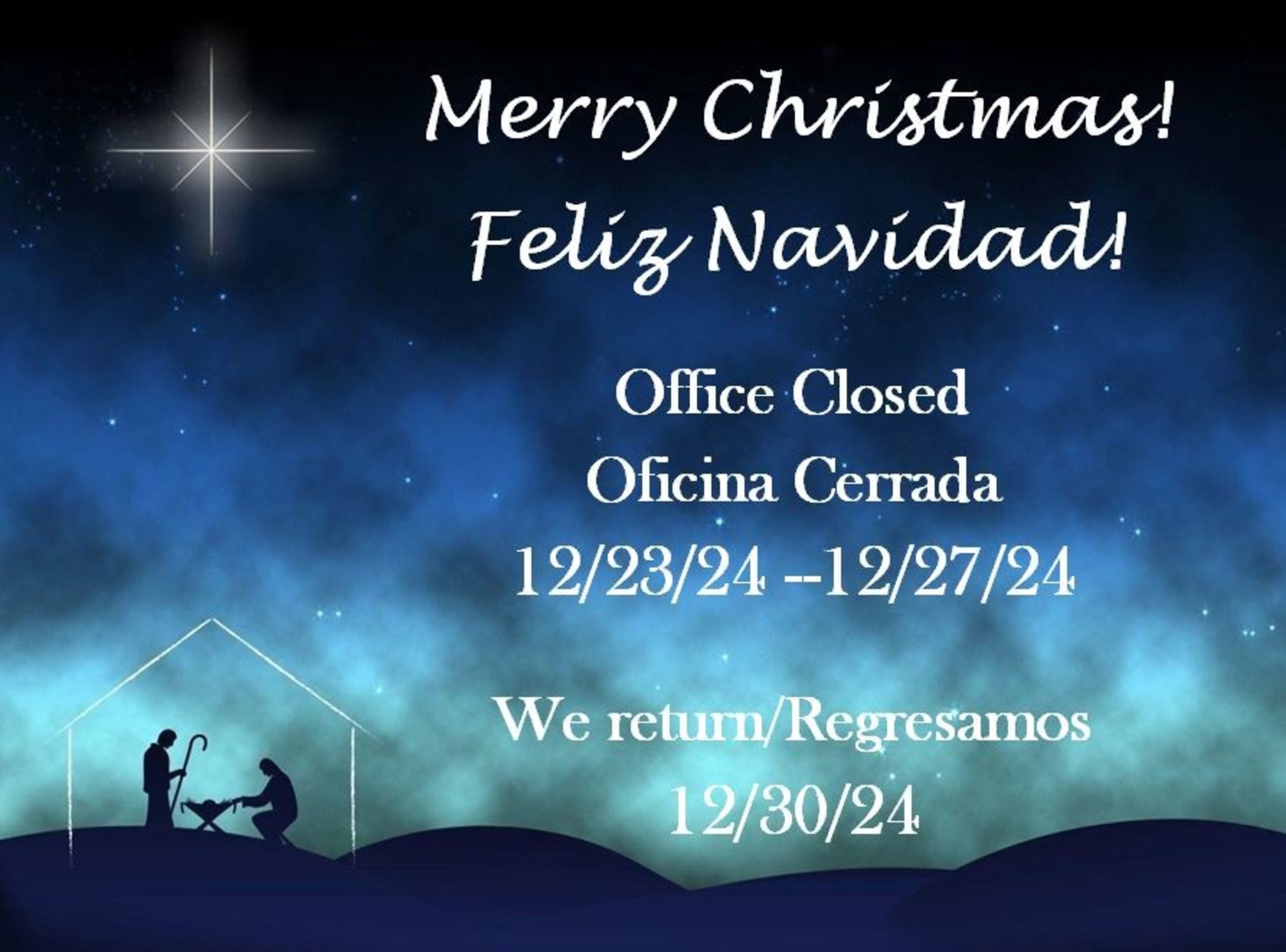 Christmas Office Closed