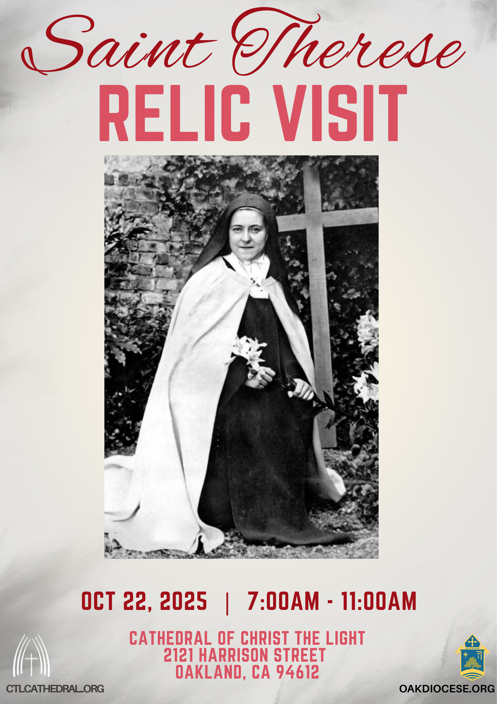 Saint Therese Relic Visit Poster.png