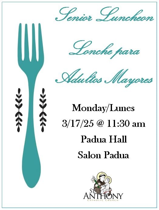 Senior Luncheon 3 17 25