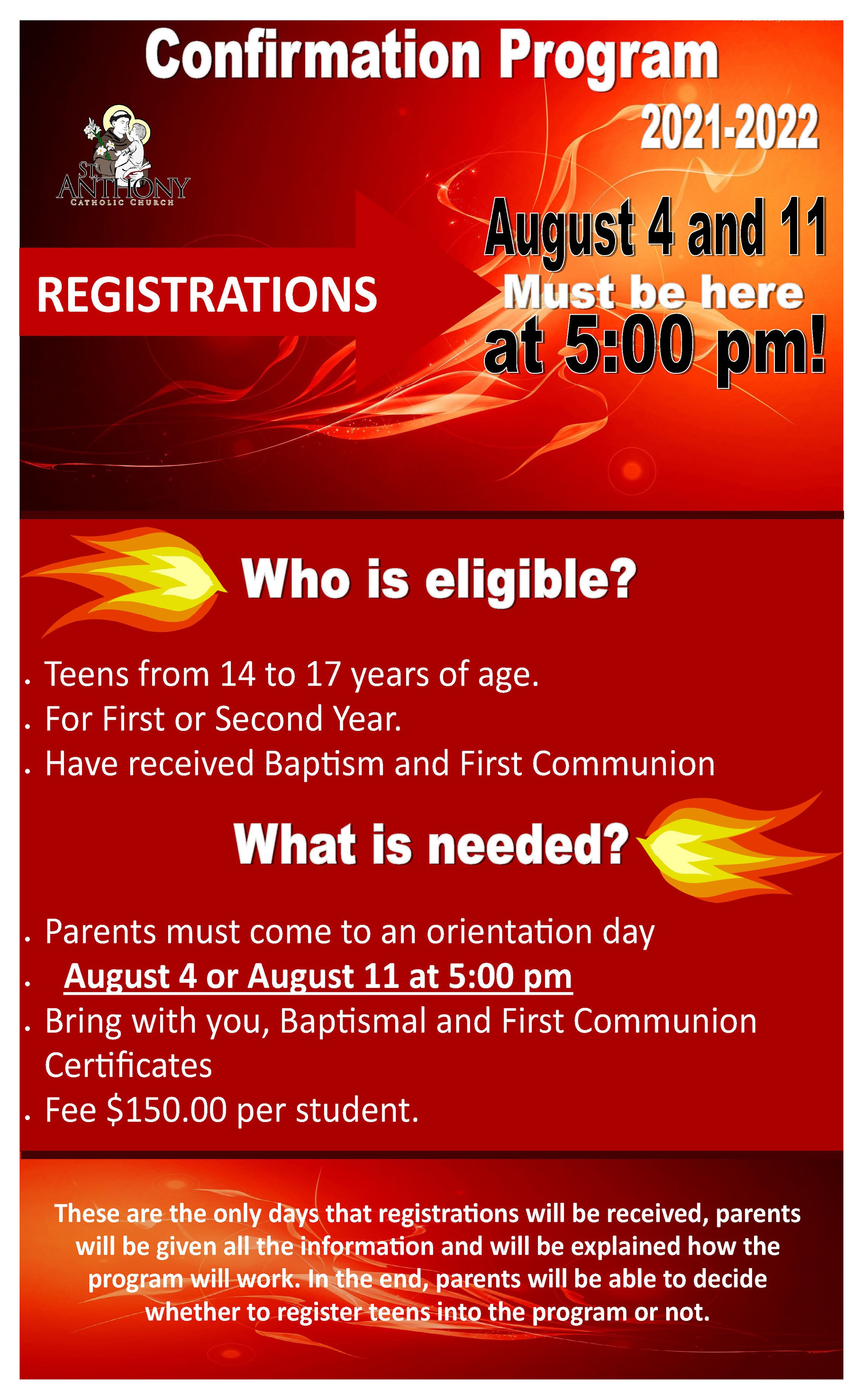 Confirmation 2021 Page 2