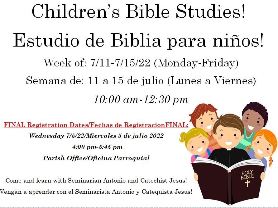 Final Bible Study Registration Date