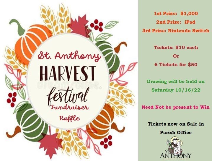 Harvest Festival Ticket