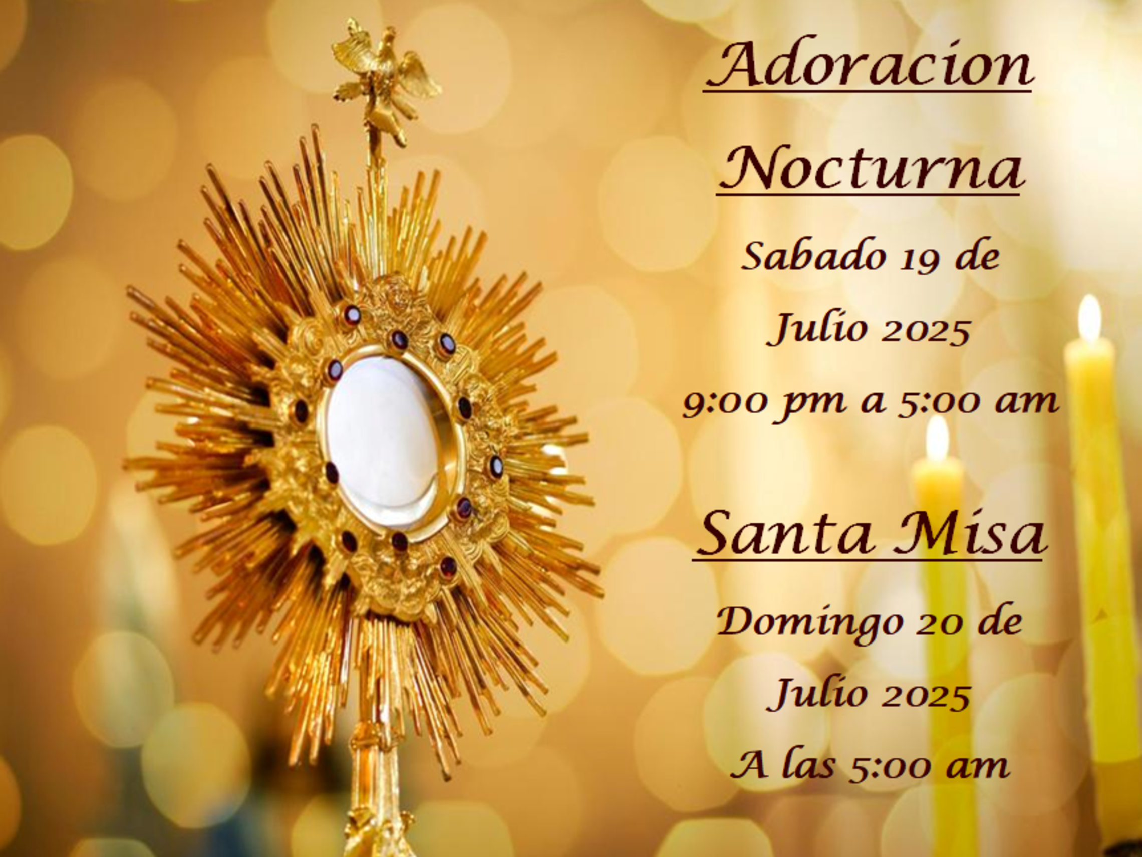 Adoracion Nocturna Julio 2025